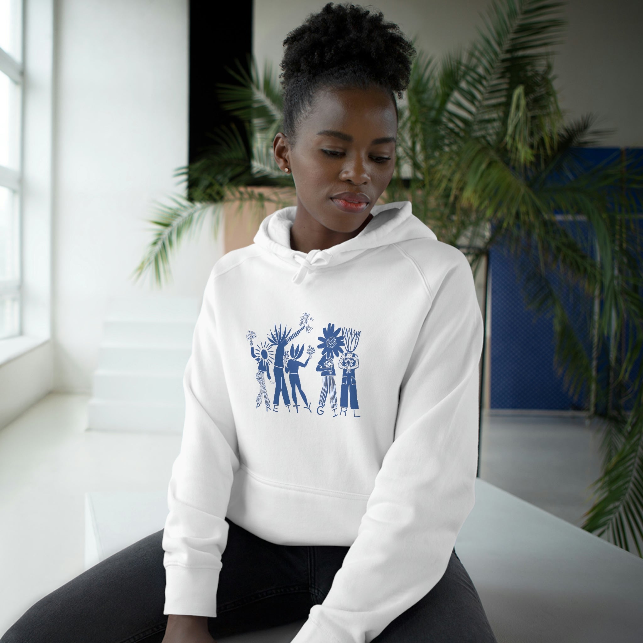 Hoodie with girl on sale it